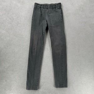 Soft Surroundings Pull‎ On Mid Rise Stretch Gray Denim Skinny Jeans Womens XS